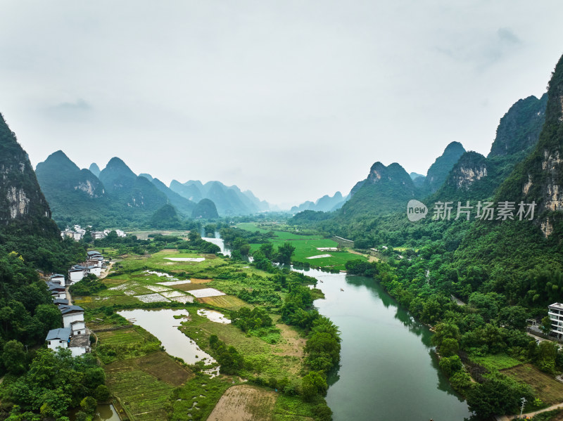 桂林遇龙河风光美景