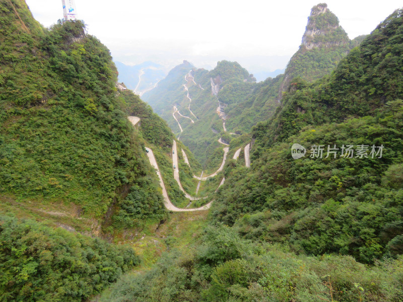 张家界天门山旅游风光