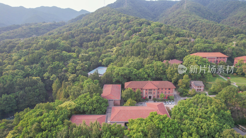 航拍杭州浙江大学之江校区