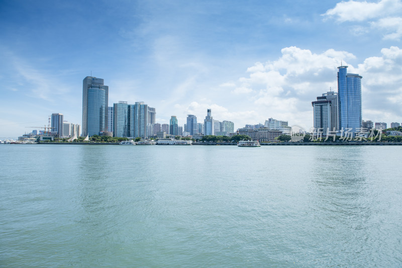 厦门城市建筑风光 双子塔 鼓浪屿 城市风光