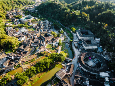 中国福建土楼永定景区