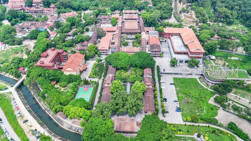 福建莆田南山广化寺释迦文佛塔航拍