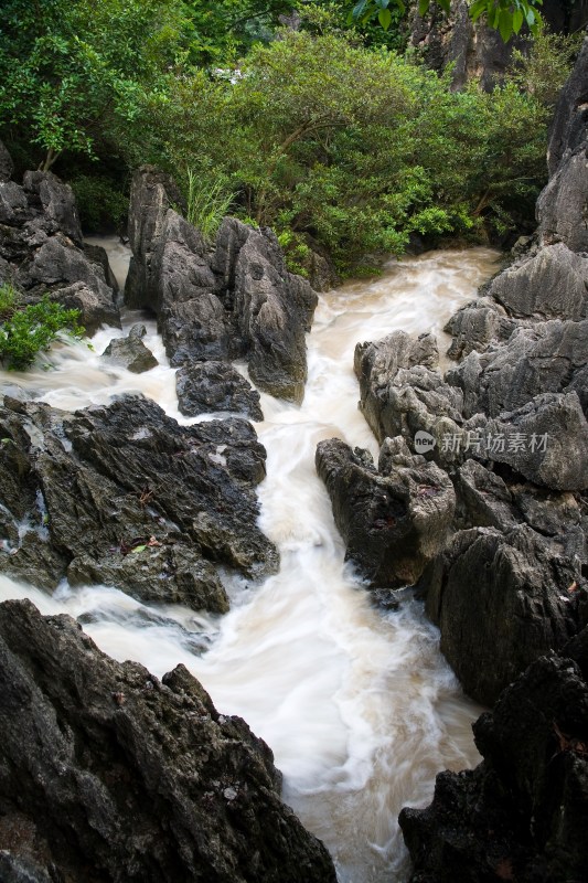 贵州,黄果树,银链坠滩,