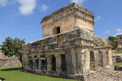 墨西哥古城历史建筑遗址废墟