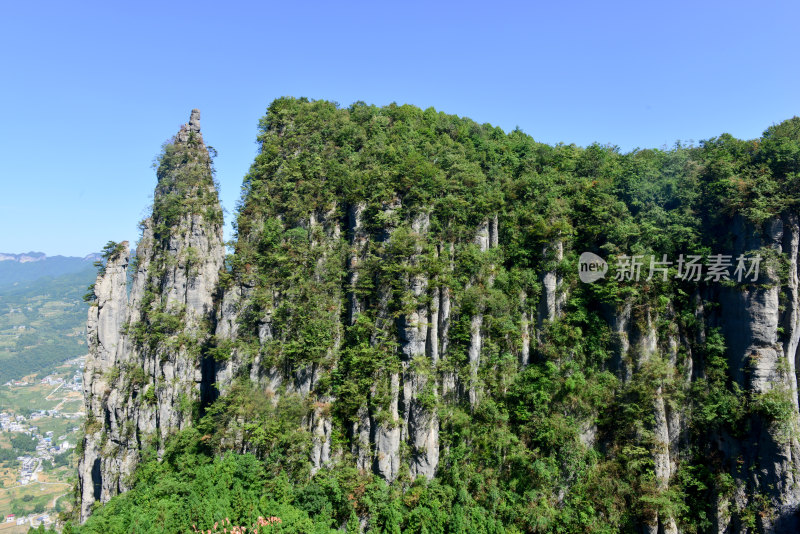 美丽湖北5A恩施大峡谷景区旅游景色景物