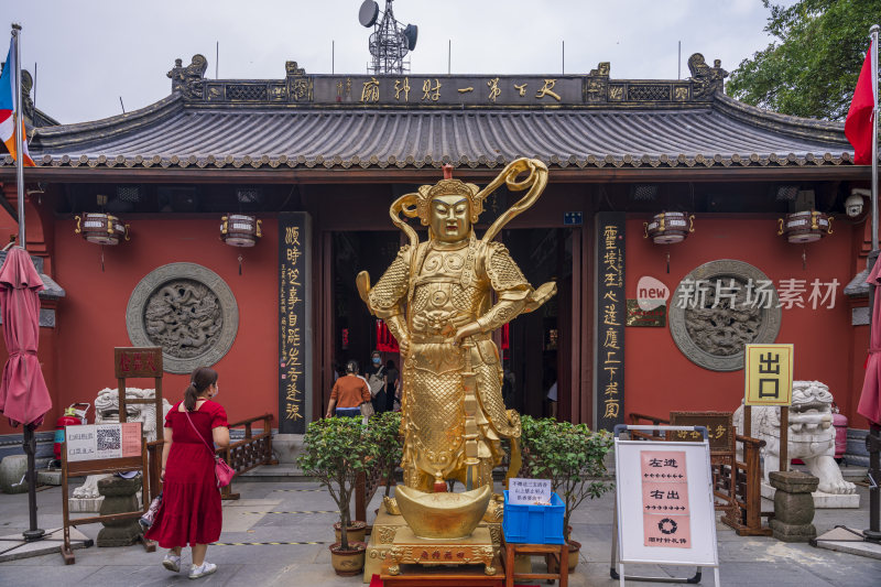 杭州北高峰灵顺寺天下第一财神庙