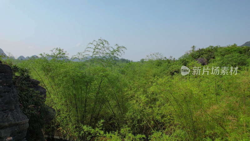 广西崇左雨花石4A景区航拍