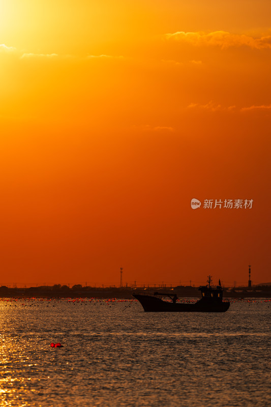 海阳市连理岛日落