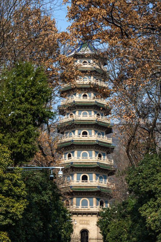 南京钟山风景区灵谷景区灵谷塔