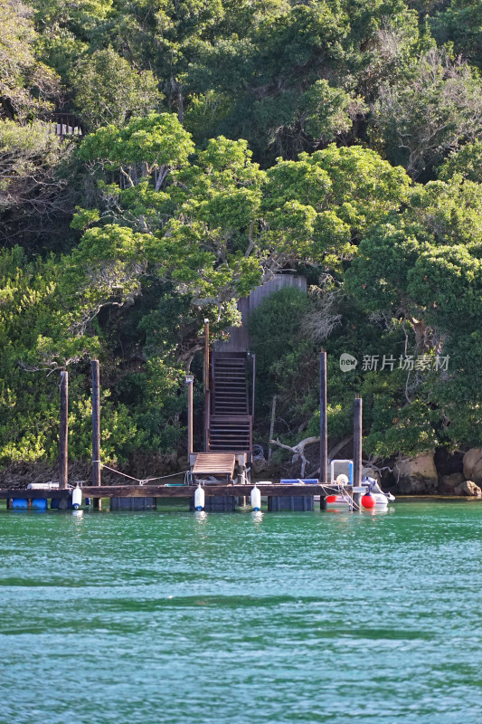 南非奈斯纳潟湖，湖边风景