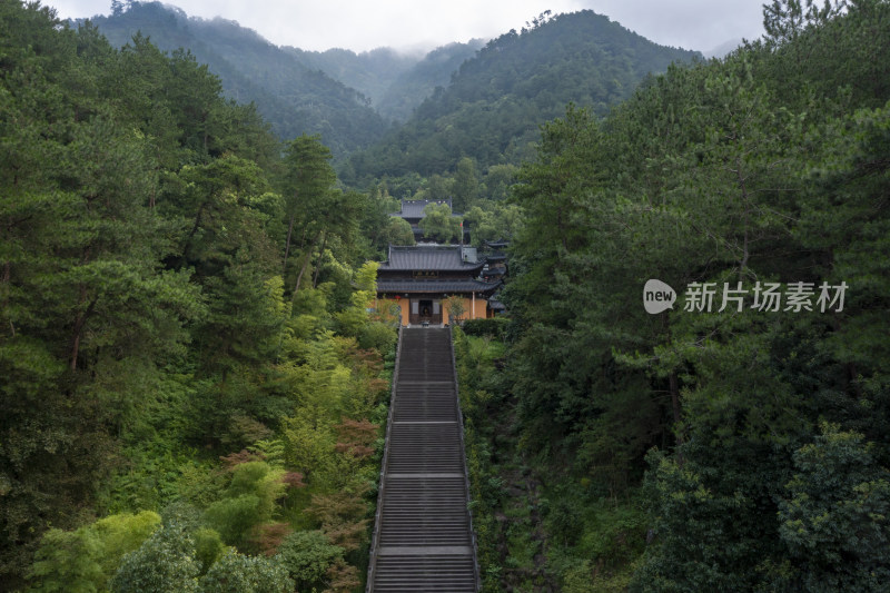 杭州建德梅城玉泉寺航拍