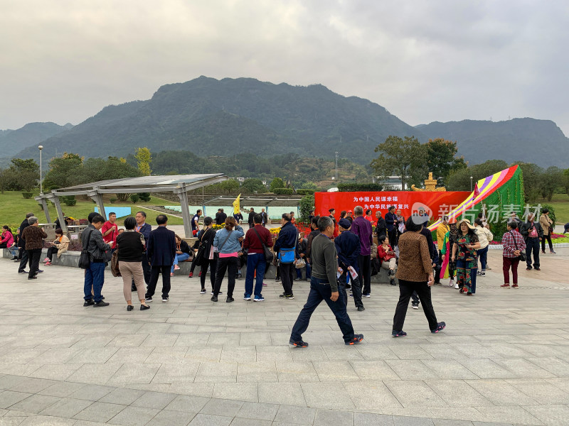 湖北宜昌三峡大坝风景区旅游风光