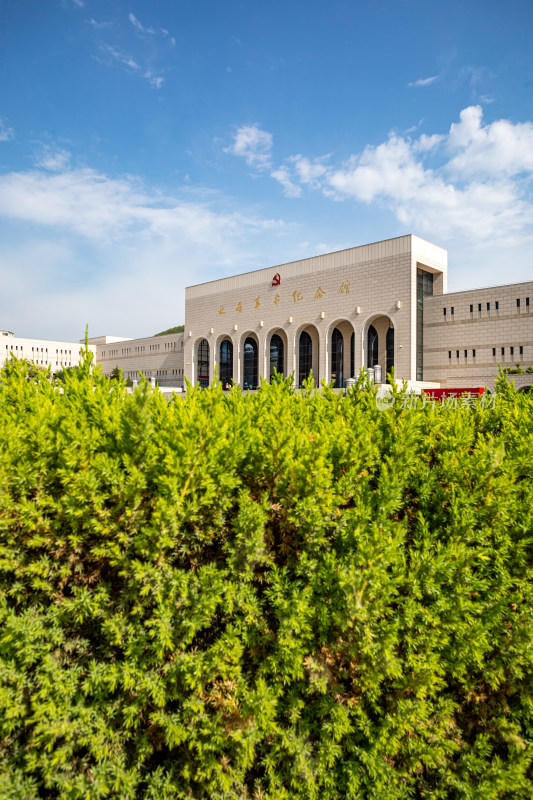 陕西延安革命纪念馆建筑景观