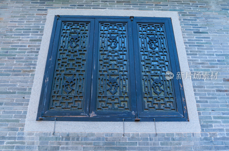 广州番禺余荫山房中式传统岭南建筑窗户