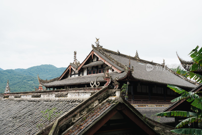 都江堰景区的历史建筑