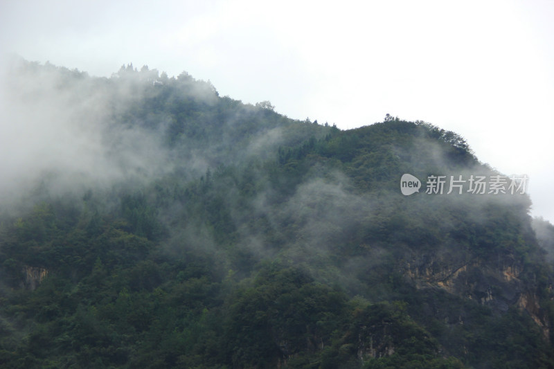 雨后深山云雾实拍