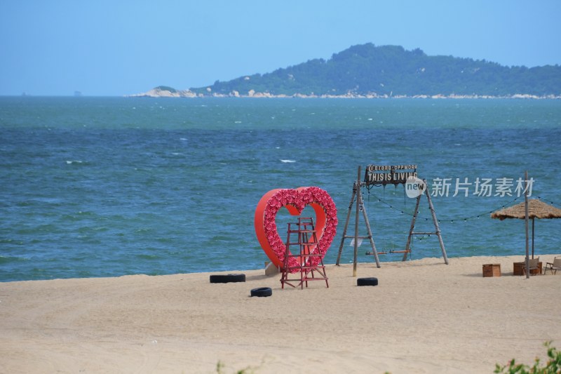 厦门海边沙滩