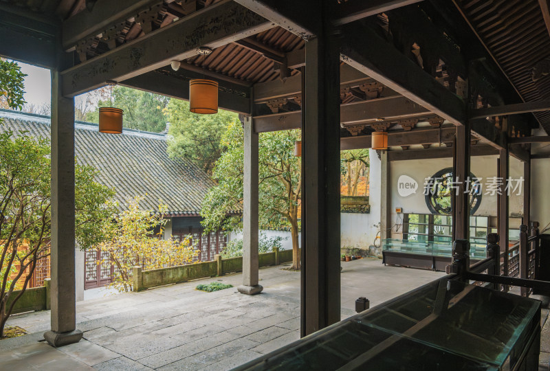 杭州虎跑公园-中式园林庭院景观