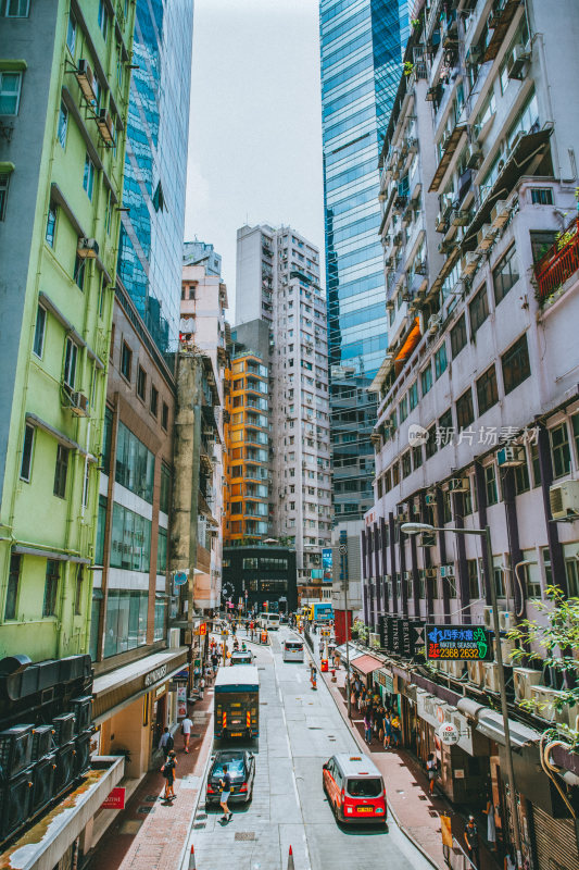 香港中环城市风光