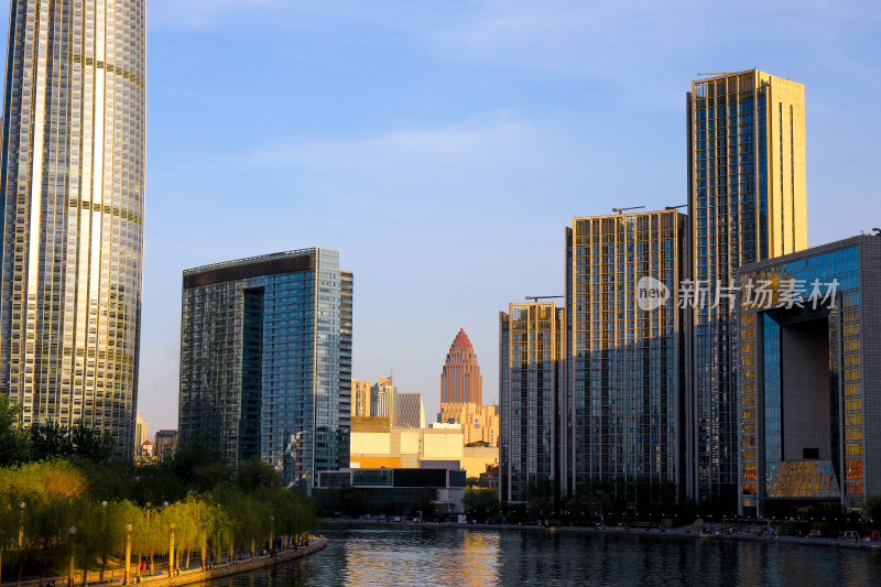 天津现代科技智慧城市建筑