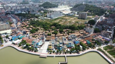 广东东莞：横沥镇“彩虹村”山厦村