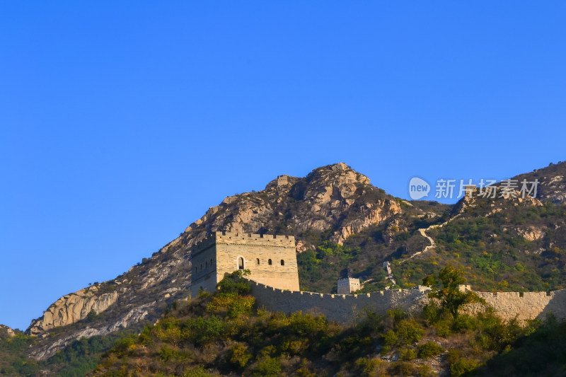 万里长城秋天自然风景