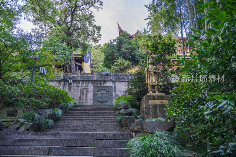 杭州西湖飞来峰灵隐寺千年古刹古建筑