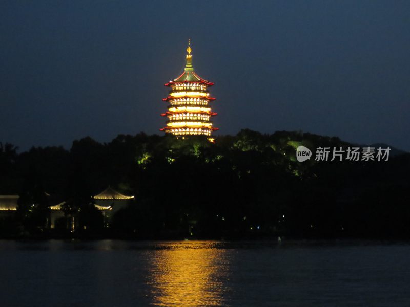 杭州西湖风景区旅游风光