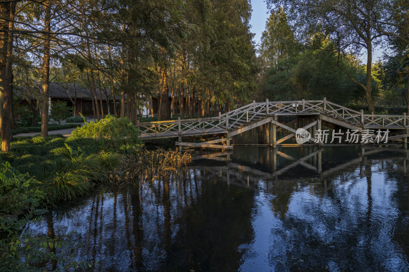 杭州西湖茅家埠江南水乡风景