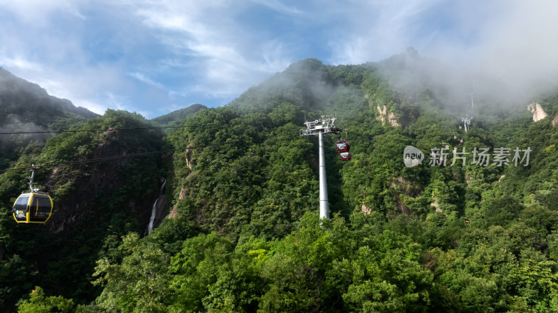 洛阳老君山景区上山索道缆车