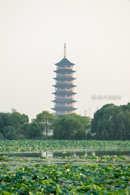 江苏扬州市江都开元寺药师宝塔建筑