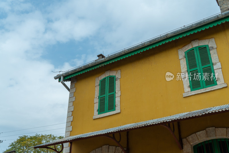 碧色寨复古火车站建筑