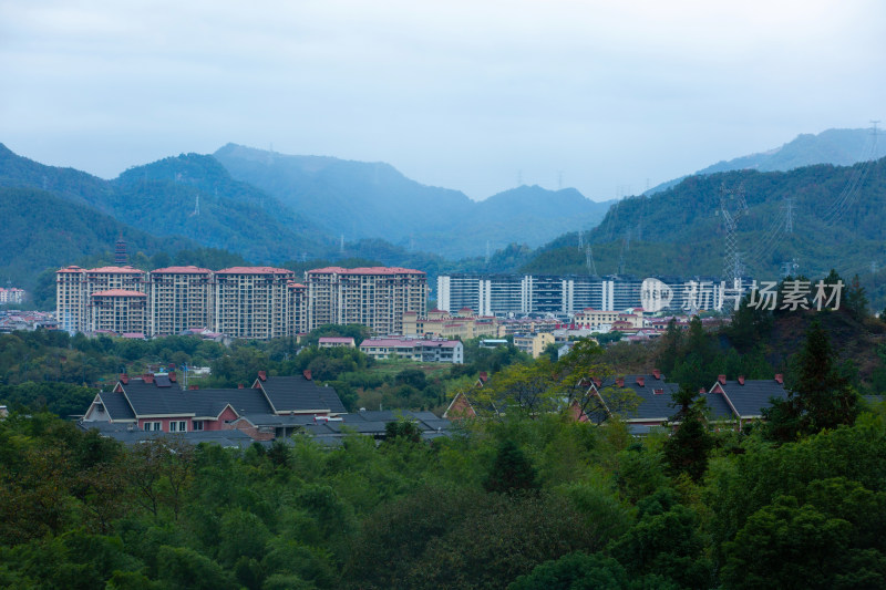 城市高楼远景