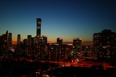 北京国贸CBD夜景大望路夜景