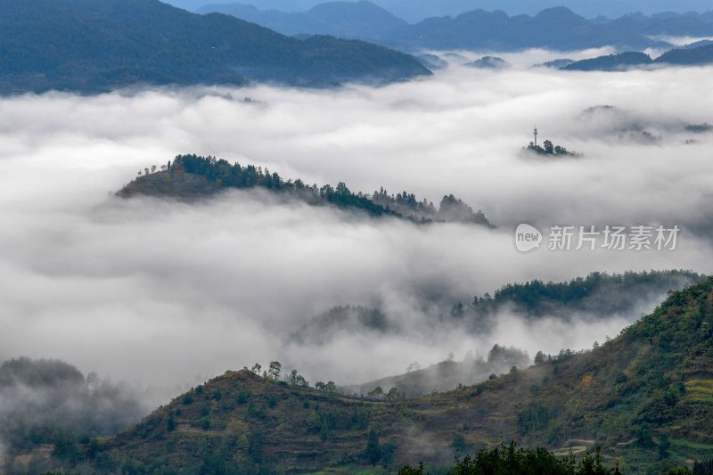 重庆酉阳：石门山的清晨