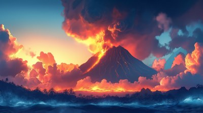 火山大爆发