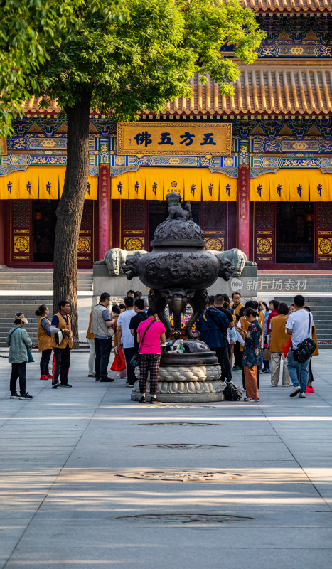 陕西西安大兴善寺佛教景点景观