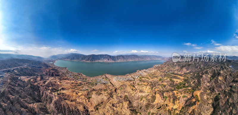 丽江程海180°全景