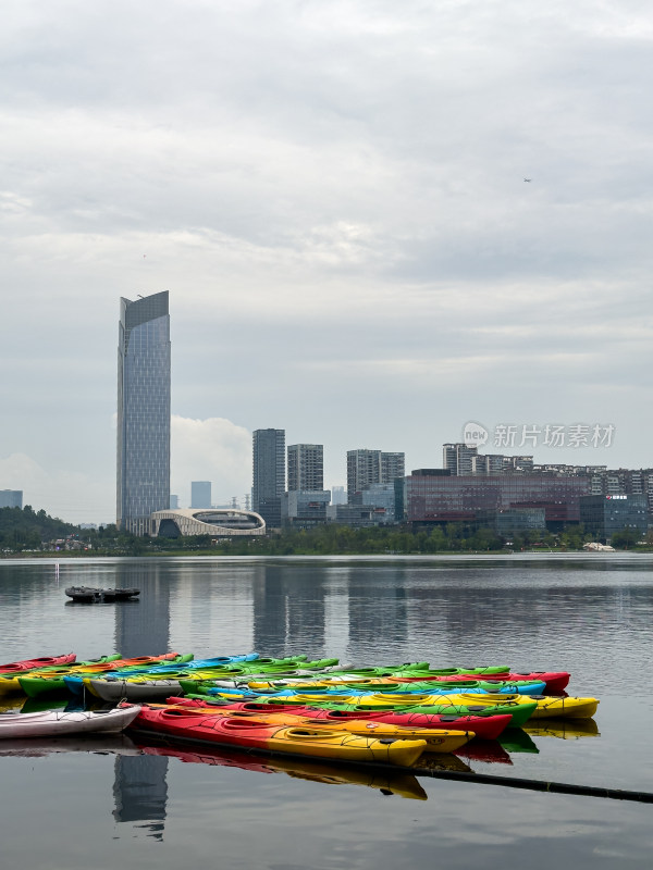 成都兴隆湖边景色