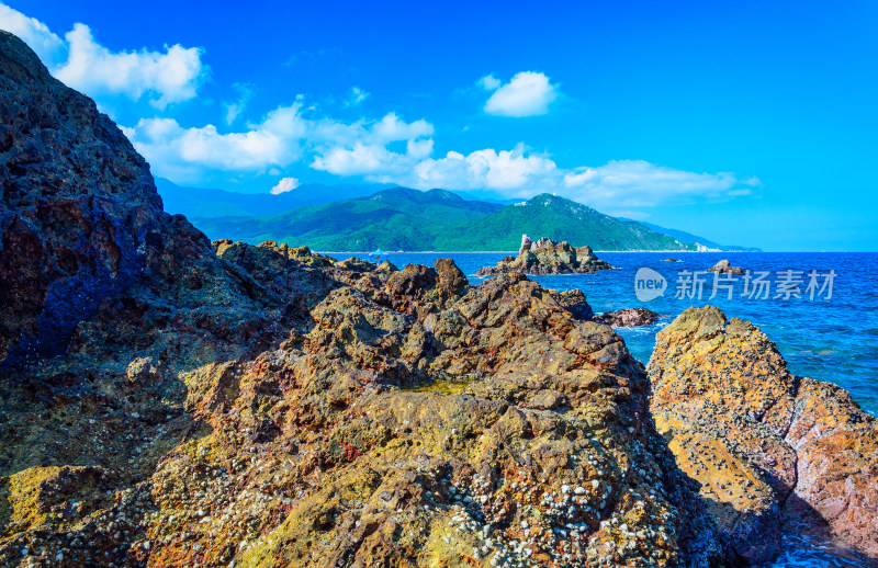 深圳大鹏半岛西涌情人岛海景自然风光