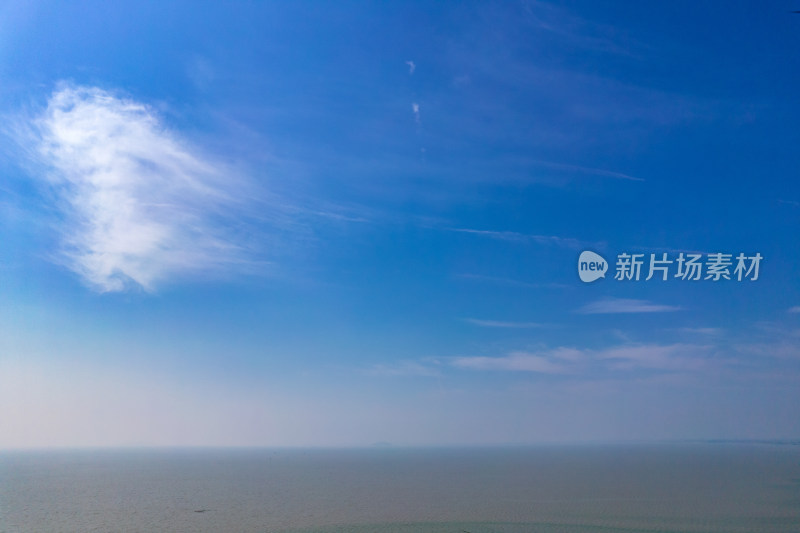 安徽合肥巢湖风景航拍图