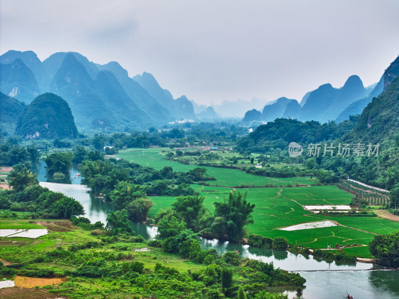 桂林遇龙河风光美景