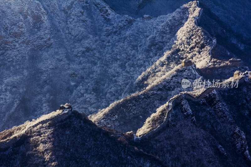 长城雪景