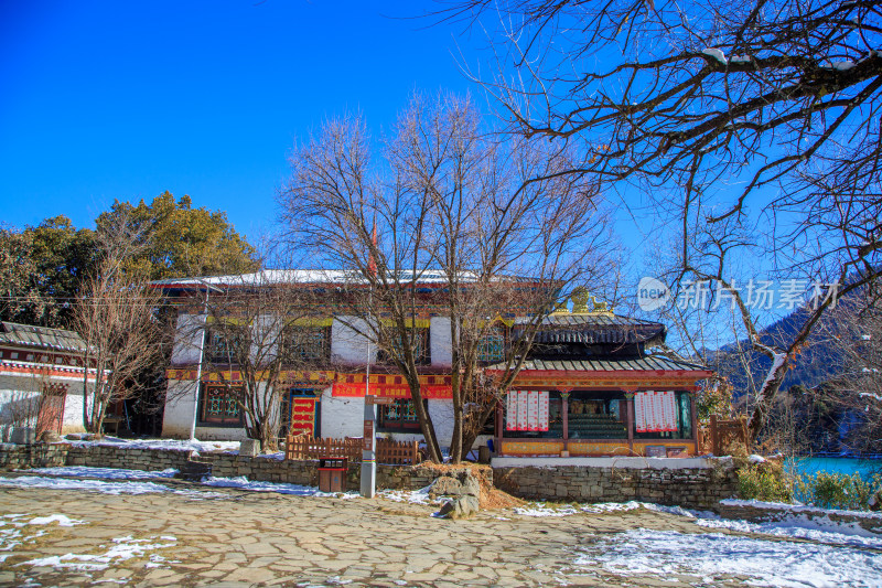 中国西藏林芝市巴松措景区措宗寺