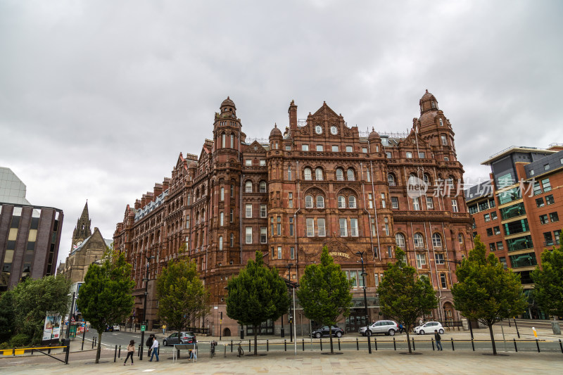 英国曼彻斯特城市街景