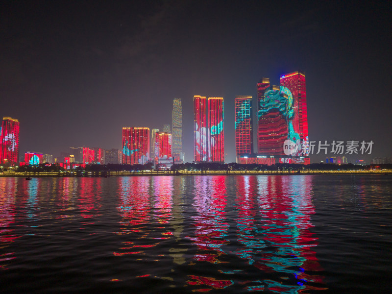 湖南长沙夜景灯光秀