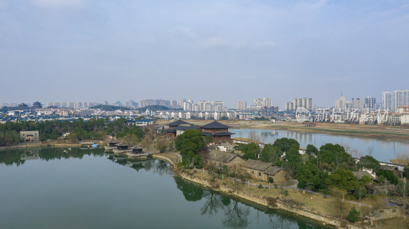 安徽池州杏花村景区风光