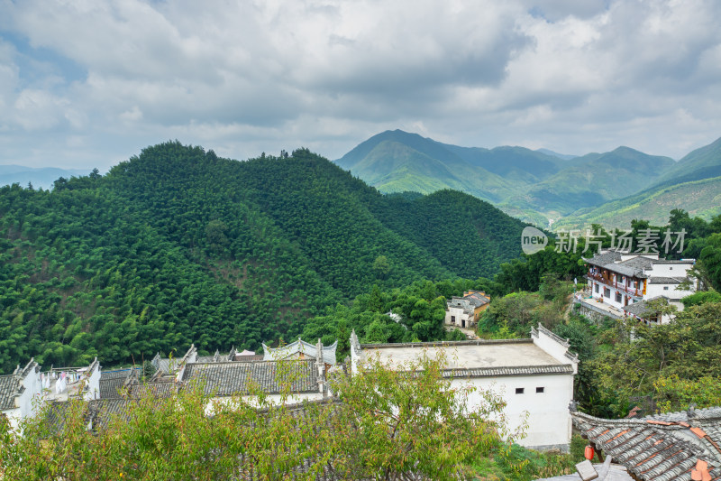 木坑村山景