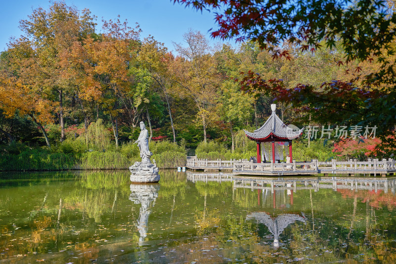 南京栖霞山栖霞寺秋色