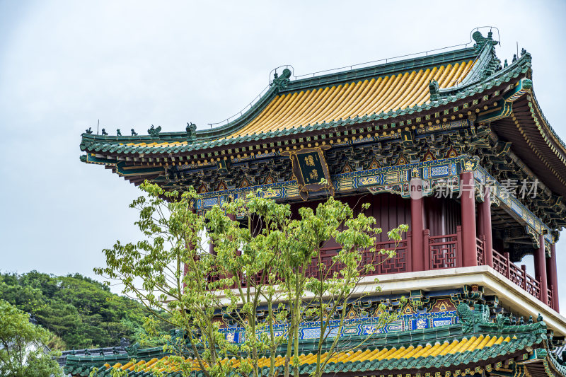 浙江舟山普陀山宝陀讲寺风光